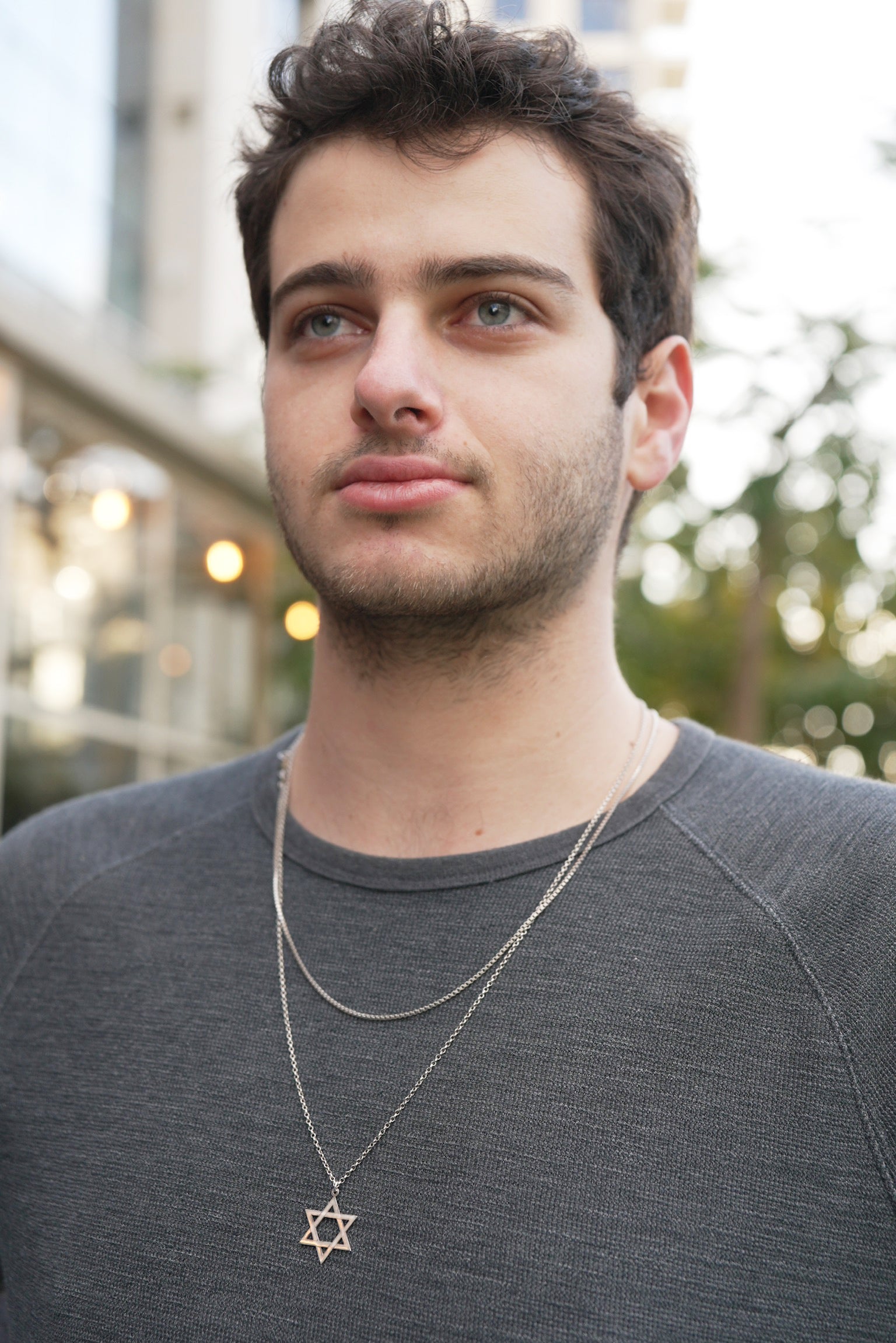 Jordan Star of David Necklace