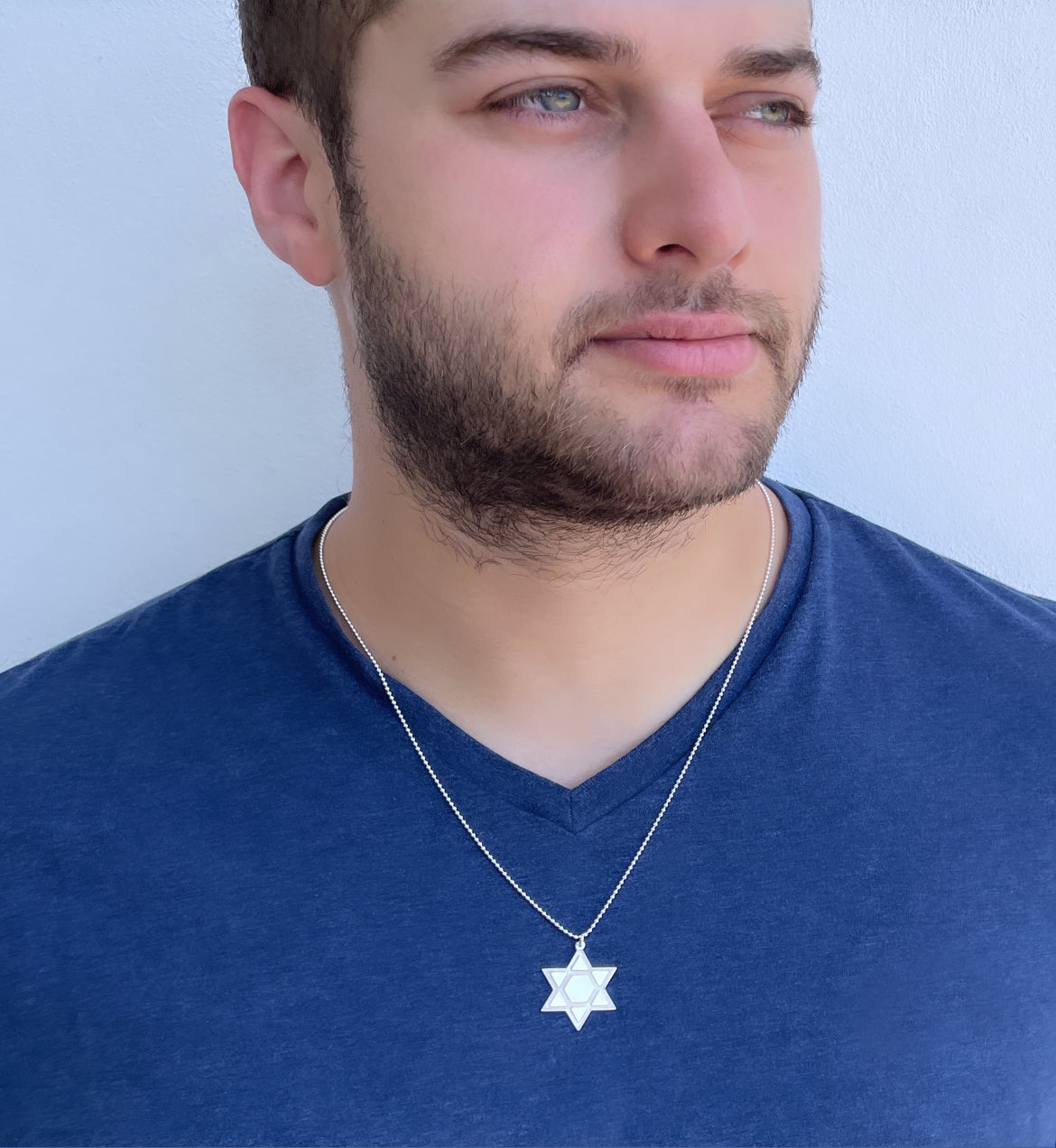 Star of One Magen David Necklace