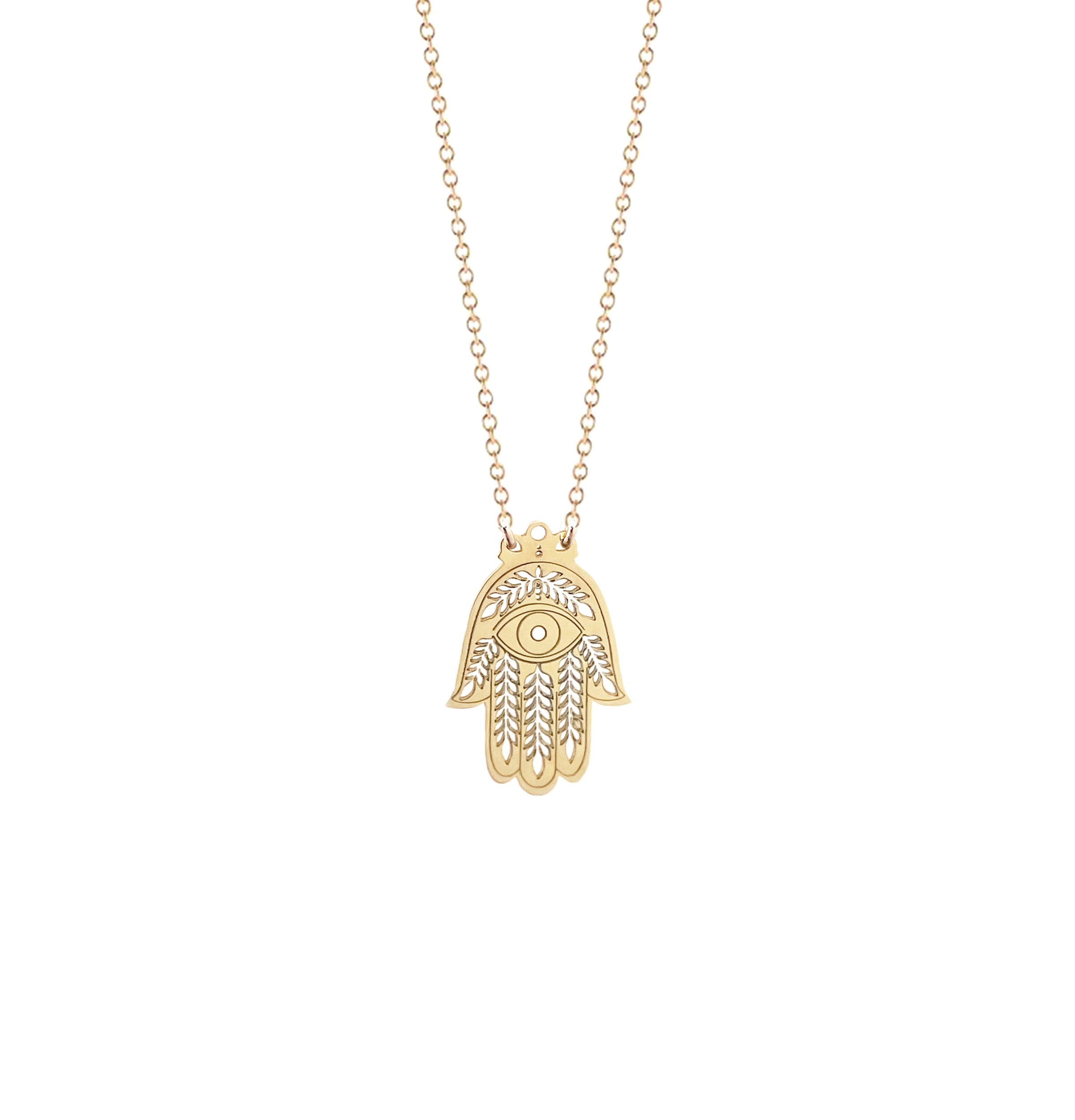 Lily Hamsa Necklace
