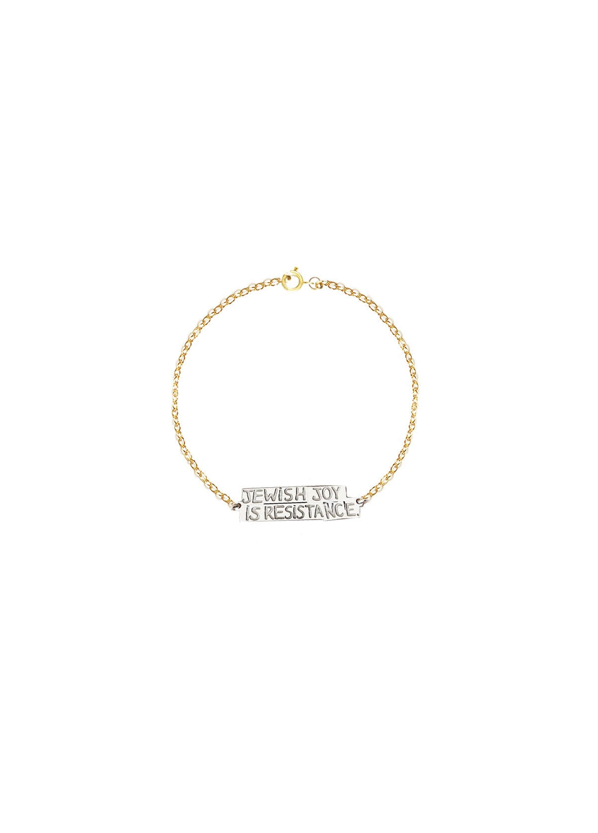 Jewish Joy is Resistance Bracelet