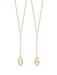 Adi Evil Eye & Hamsa Lariat