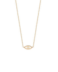 Evil Eye Necklace with diamond