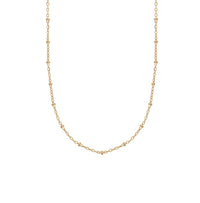 Hera Beaded Sterling Silver or Gold Plated Chain