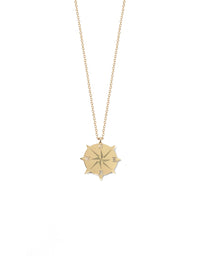 Compass Medallion Necklace