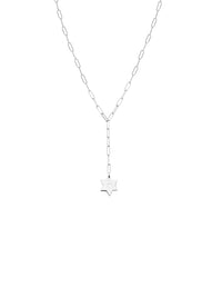 Magen David Paperclip Lariat