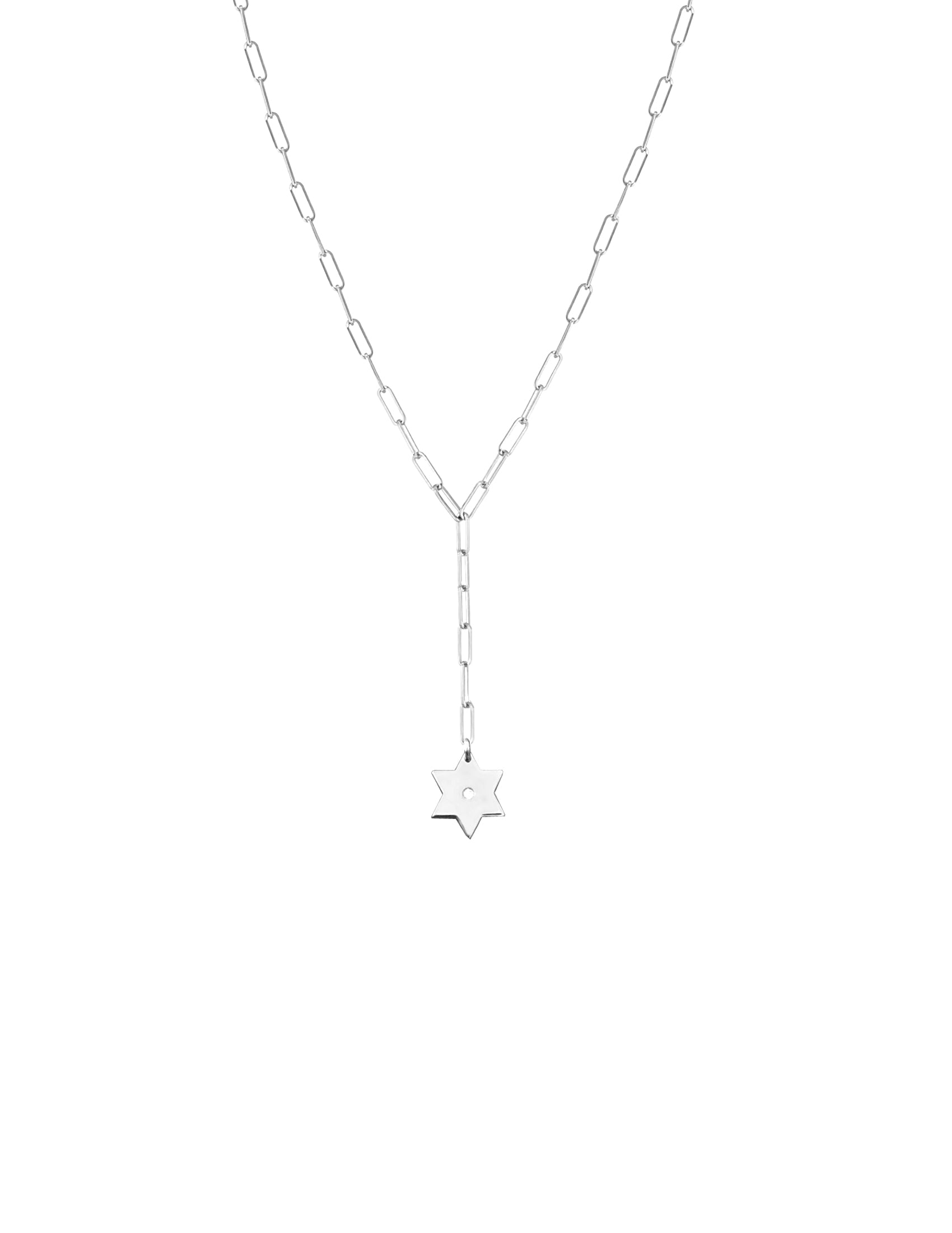 Magen David Paperclip Lariat