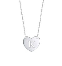 Venus Initial Heart Necklace