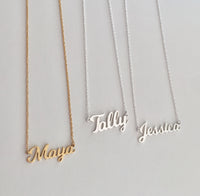 Olivia Nameplate Necklace