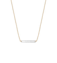 Dina Mini Nameplate | Word Necklace