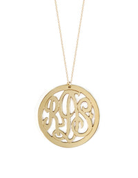 Script Monogram Necklace