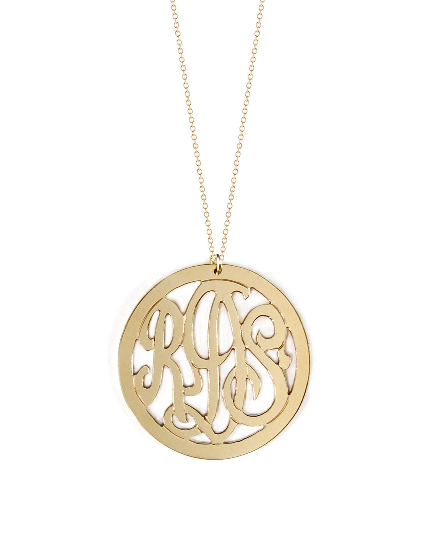 Script Monogram Necklace