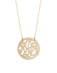 Script Monogram Necklace 2