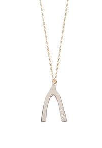 Lucky Wishbone Necklace