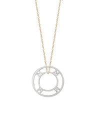 Atlas Initial Token Necklace