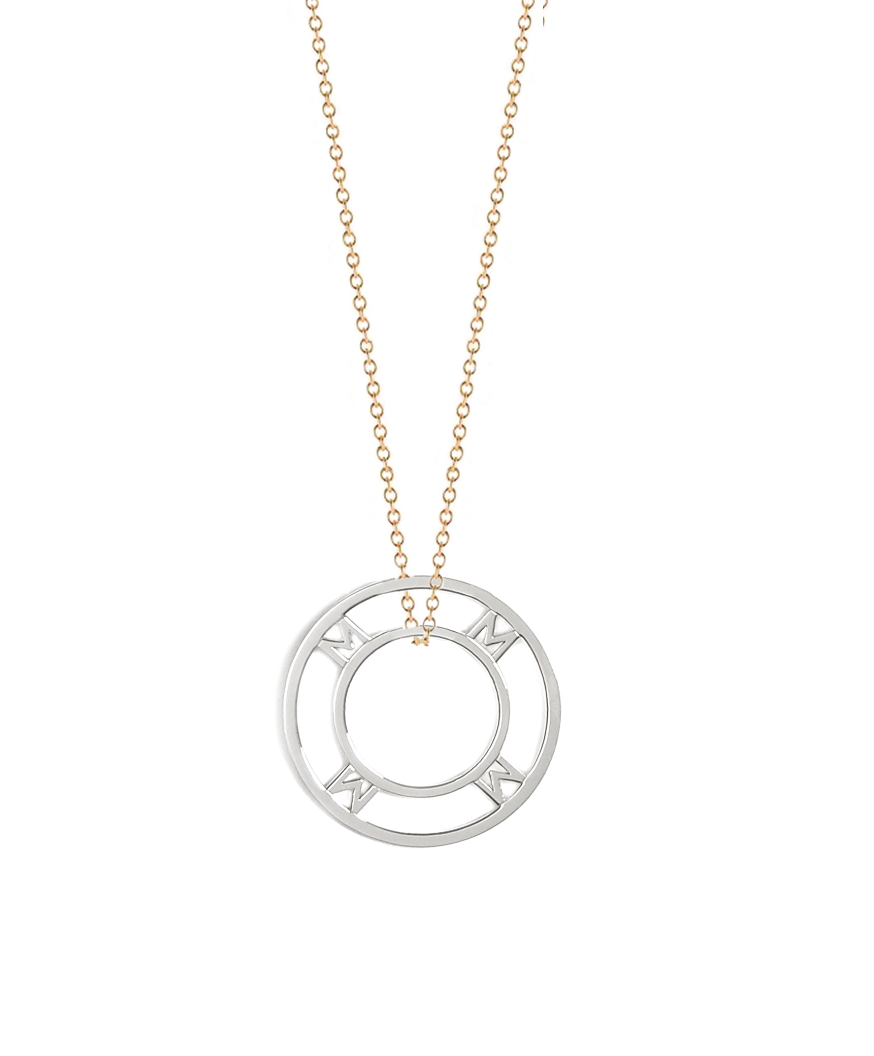 Atlas Initial Token Necklace