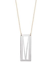 Initial Frame Necklace