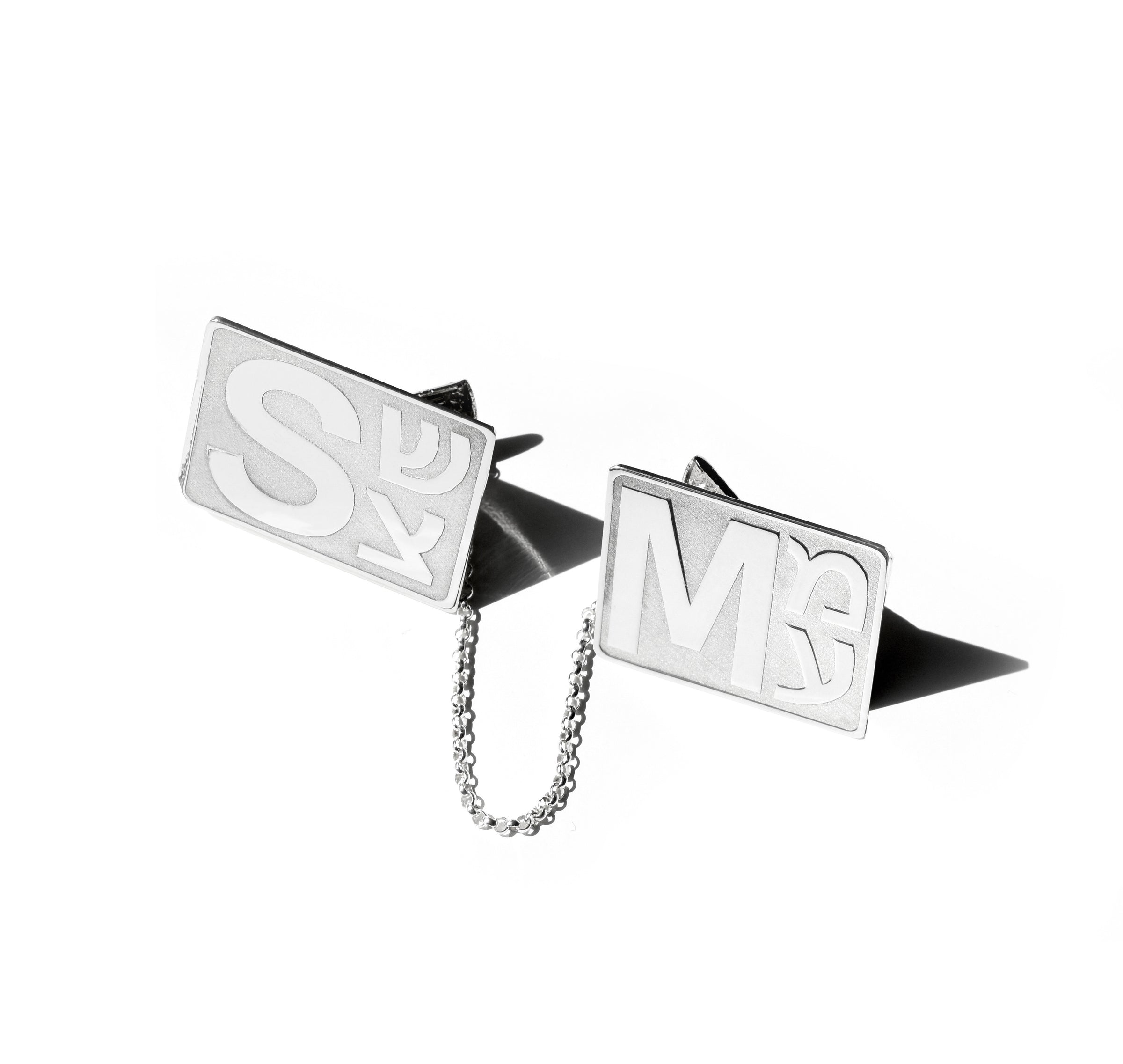 Custom Made Sterling Silver Tallit Clips