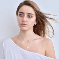 Noah Gothic Initial Necklace