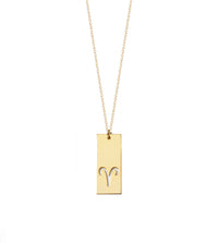 Zodiac Bar Necklace