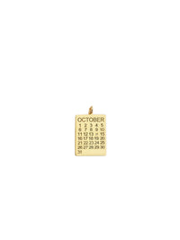 Calendar Diamond Charm Necklace