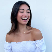 Cross Paperclip Necklace
