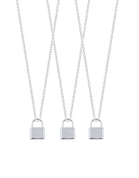 Padlock Charm Necklace