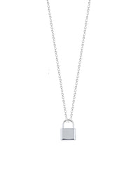 Padlock Charm Necklace