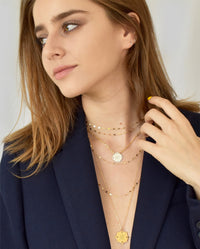 Compass Medallion Necklace