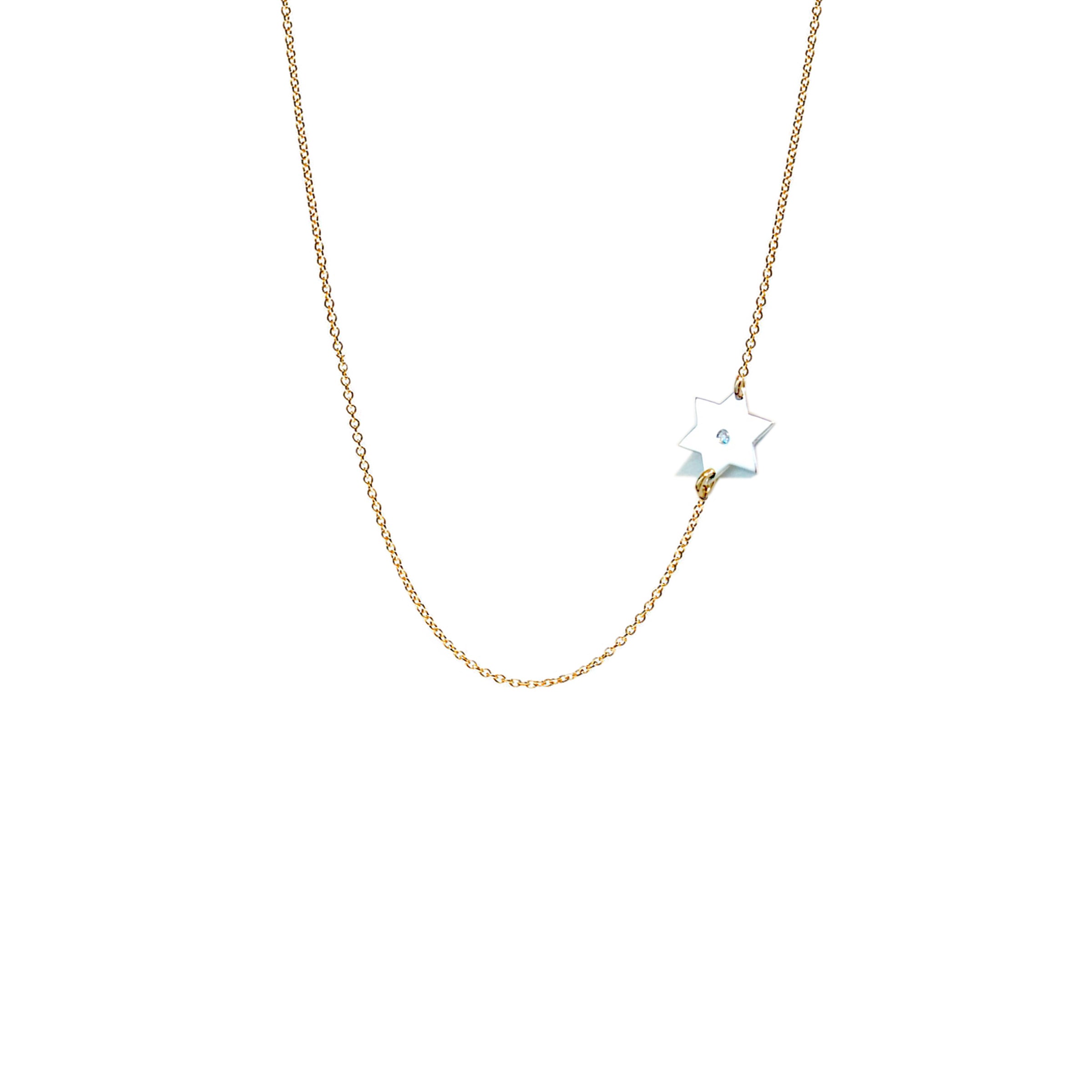Dani Classic Star of David Diamond Necklace