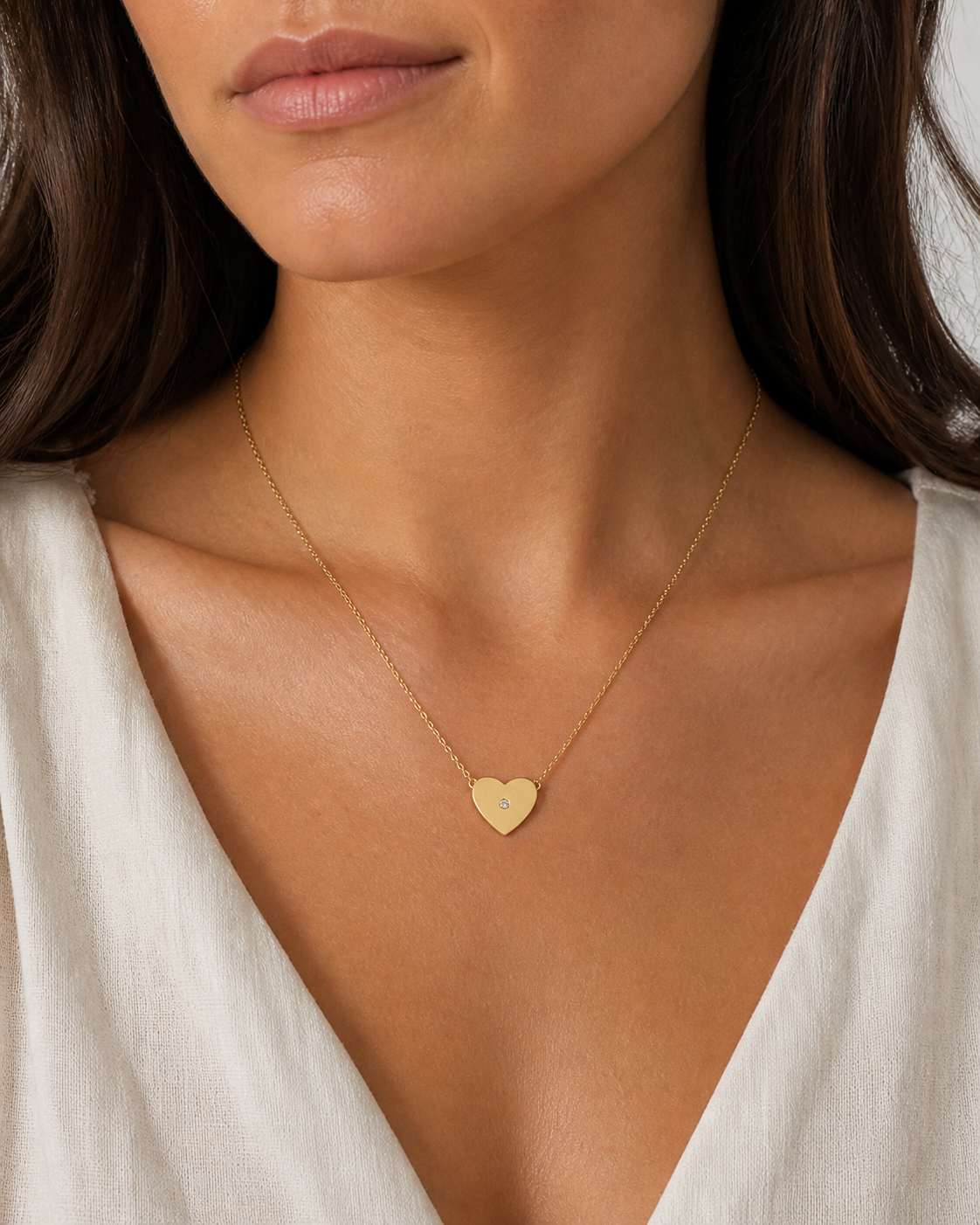 Mia heart Diamond Necklace