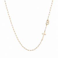 Dani Personalized Cross Necklace