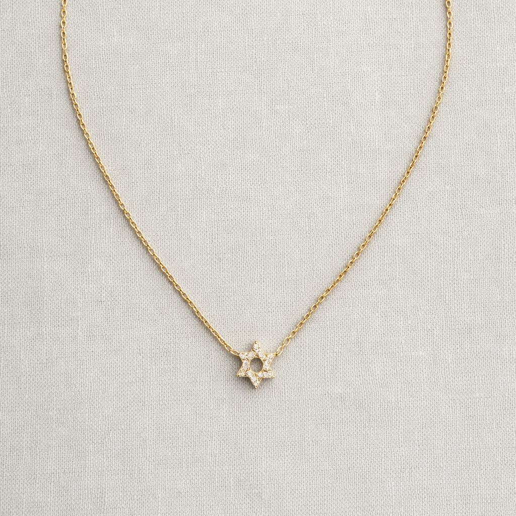 Kira Mini Star of David Necklace