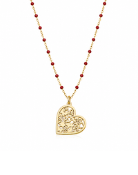 Mia Turquoise Haert Good Luck Necklace