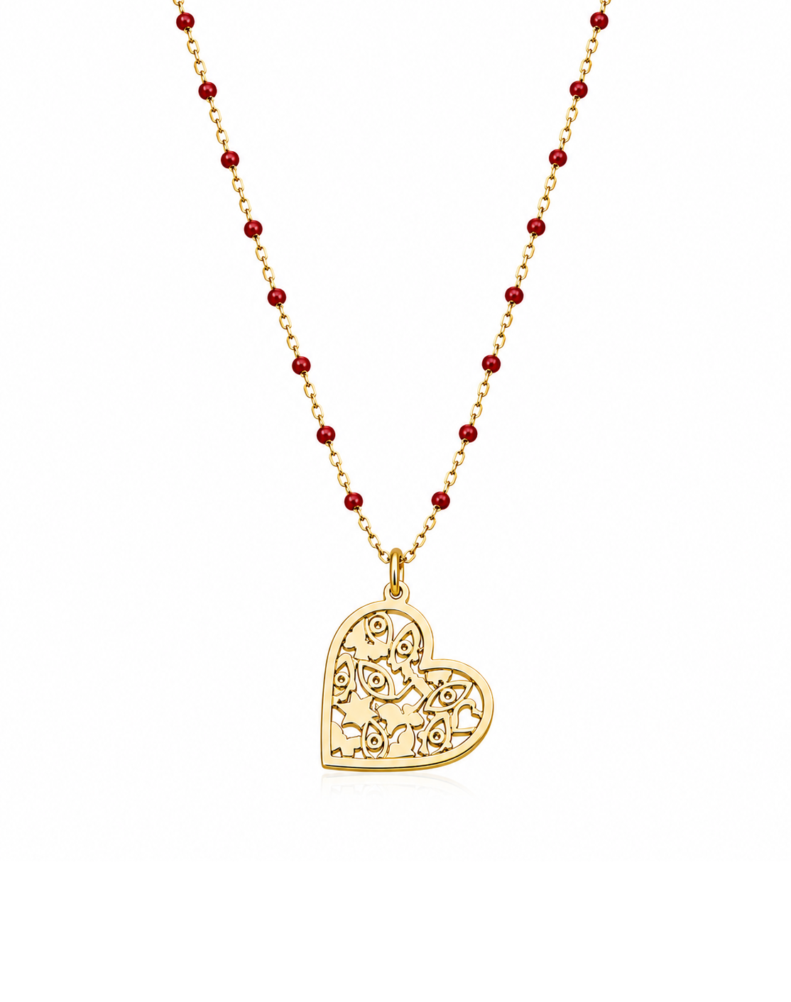 Mia Turquoise Haert Good Luck Necklace