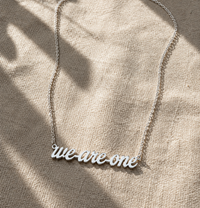 We are one  Necklace | Somos Uno