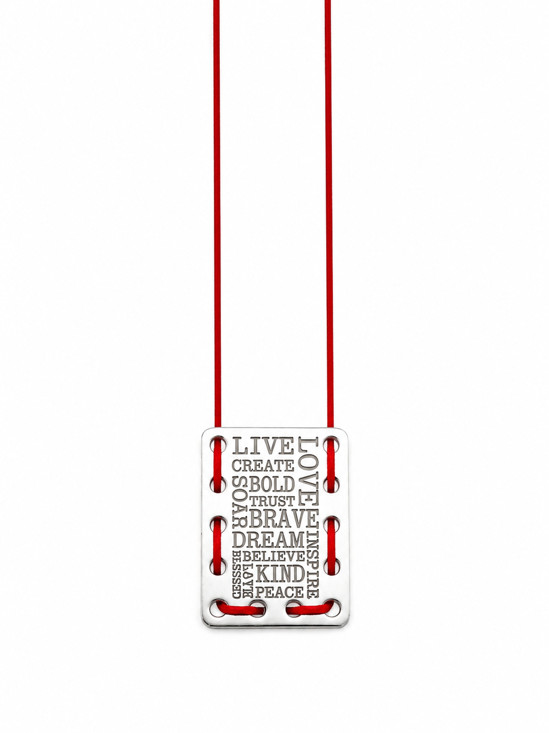 Woven Love Pendant Necklace