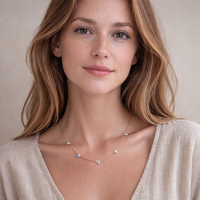 Joyce Hearts Evil Eye necklace