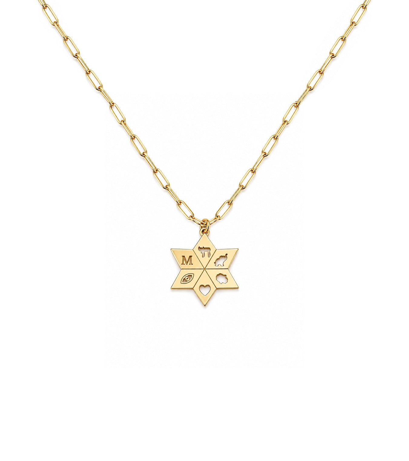 Amelia Good Luck Initial Necklace