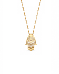 Lily Hamsa Necklace