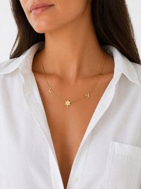 Taly Love and Star of David Diamond Necklace