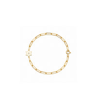 Dani Star of David Diamond Paperclip Bracelet | Anklet