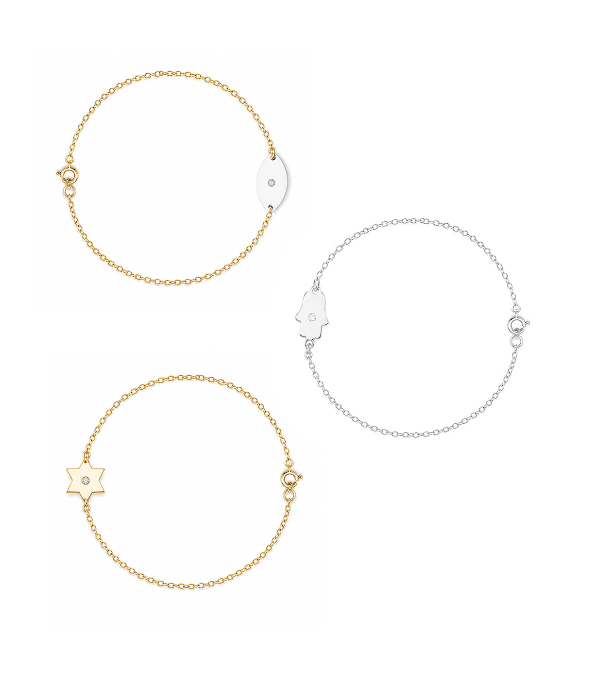 Dani Symbols Classic Diamond Bracelet | Anklet