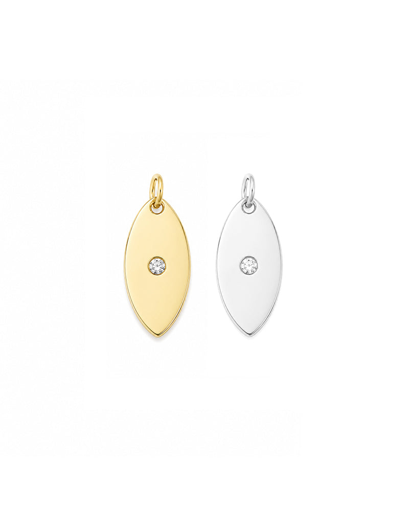 Evil Eye Diamond Charm