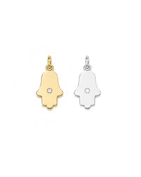 Hamsa Diamond Charm