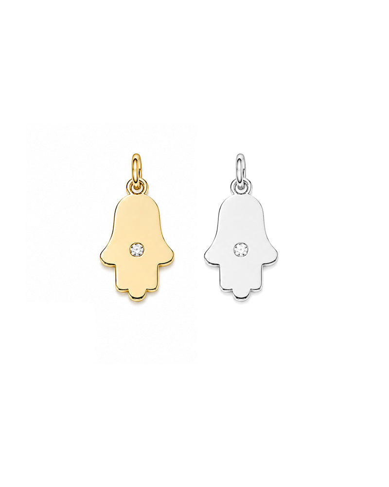 Hamsa Diamond Charm