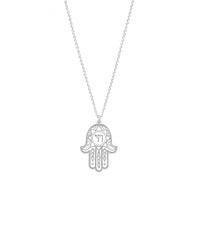 Fortuna Chai Hamsa Necklace