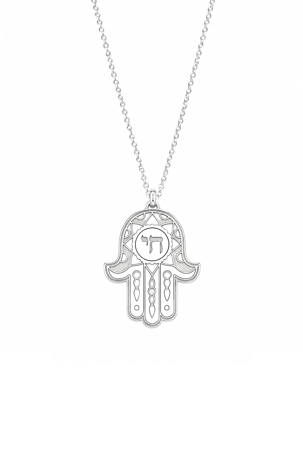 Fortuna Chai Hamsa Necklace