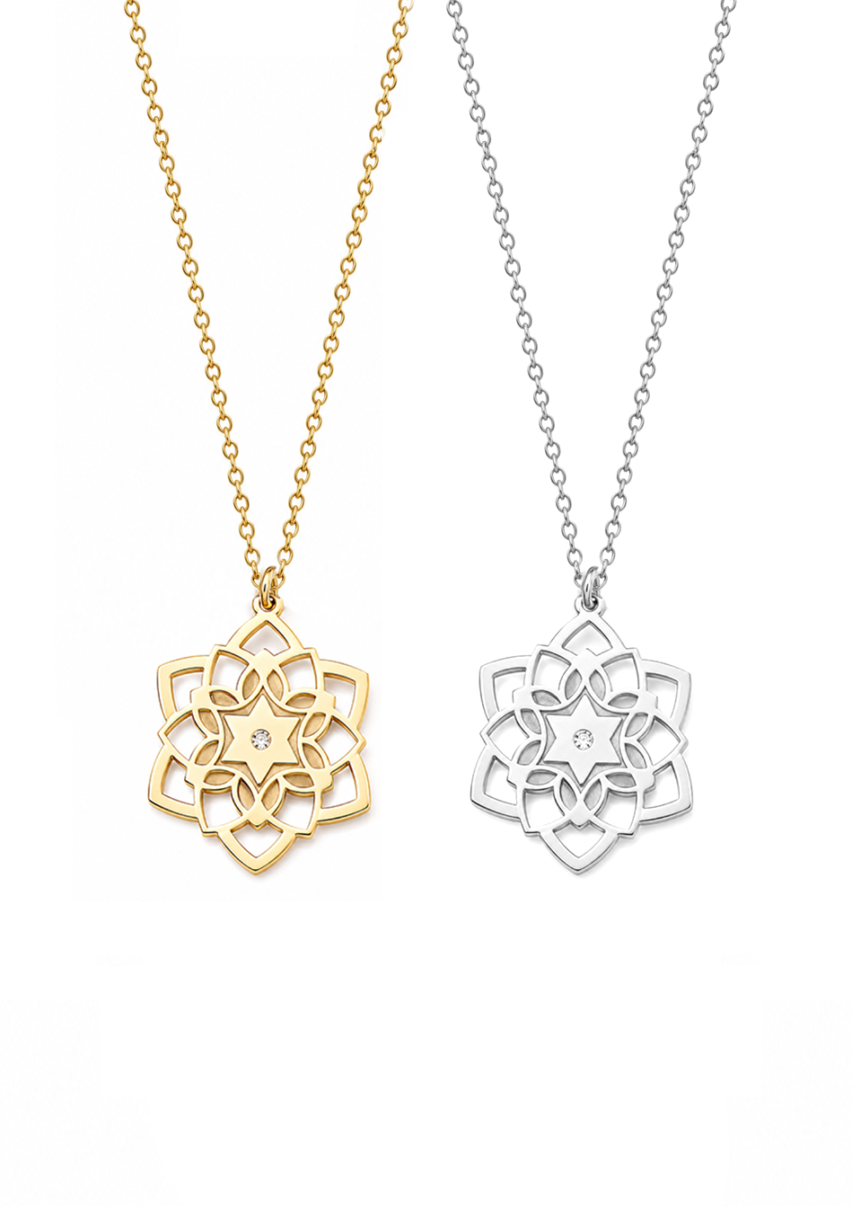 Fortuna Classic Star of David Necklace