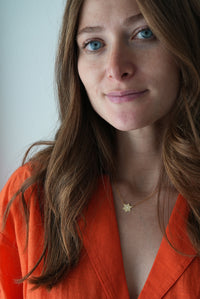 Golda Diamond Star of David Necklace