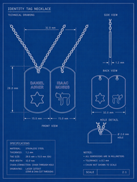 Personalized ID Tag Necklace